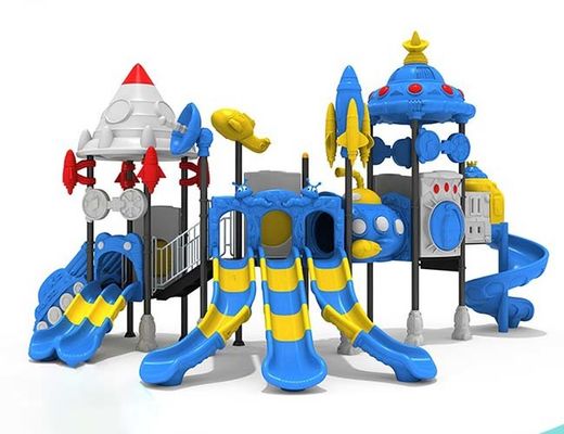 ओईएम आउटडोर खेल का मैदान सुरक्षित उपकरण बच्चों के लिए प्लास्टिक खेल का घर स्लाइड