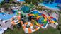 मनोरंजन थीम पार्क सवारी ग्राउंड पूल स्लाइड बच्चों के ऊपर बड़े खेल उपकरण