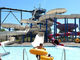 पानी के खेल पार्क खेल उपकरण एकल फाइबरग्लास आउटडोर पूल बच्चों के लिए बड़े सर्पिल स्लाइड सेट