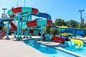 पानी के खेल बच्चों के लिए ट्यूब स्लाइड सेट फाइबरग्लास पार्क खिलौने पूल के लिए उपकरण