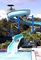 पार्क मनोरंजन जल मनोरंजन खेल उपकरण स्पाइरल ट्यूब के साथ आउटडोर पूल खेल का मैदान स्लाइड