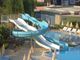 ओईएम वाटर मनोरंजन पार्क बच्चे तैराकी उपकरण फाइबरग्लास स्लाइड