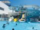 18.5Kw पानी के खेल के क्षेत्र के उपकरण बड़े पूल स्लाइड आउटडोर खेल के मैदान के सामान