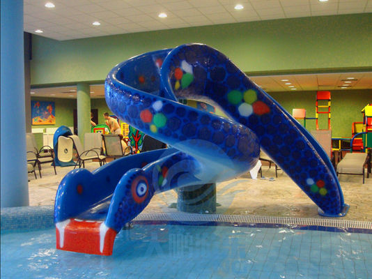 किड्स कोबरा वॉटर स्लाइड फाइबरग्लास स्विमिंग पूल स्नेक वॉटर स्लाइड