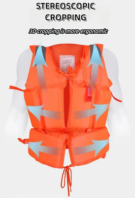 EPE Foam Orange Swimming Life Jackets Commercial Water Park Life Vest for Adults and Kids
