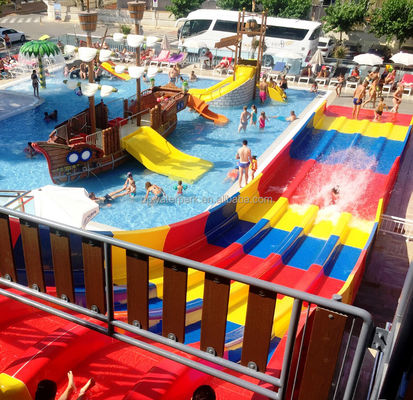 अच्छी कीमत Water Park Manufacturer Fiberglass Swimming Pool Slides Project Popular Commercial Aqua Park Water Slides For Sales ऑनलाइन