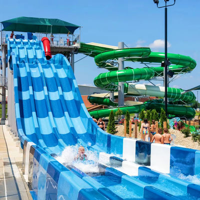 अच्छी कीमत Customized Size 6-8mm Thickness Fiberglass Water Park Slide Ending with Pool for Kids and Adults ऑनलाइन