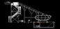 फाइबरग्लास वाटर पार्क स्लाइड सिंगल राइडर स्पेस बाउल वाटर स्लाइड 12 मीटर ऊँचाई