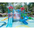 रंगीन खेल का मैदान पानी स्लाइड बच्चों शीसे रेशा पूल स्लाइड RoHS स्वीकृत