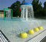 स्प्रे पार्क के लिए बच्चों के पानी के छींटे पैड 3.0 मीटर ऊँचाई वाले मशरूम पानी के फव्वारे