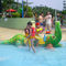 एफआरपी मगरमच्छ स्प्रे पशु जल स्प्रे खेल जल पार्क में सीट के साथ