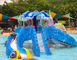 ऑक्टोपस मिनी पूल स्लाइड आउटडोर इनडोर बच्चे छत के साथ पूल फाइबरग्लास खेलते हैं