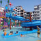 बच्चों के लिए आवासीय खेल का मैदान जल स्लाइड एक्वा पार्क फाइबरग्लास जल गृह