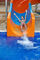 एक्वा पार्क होम के लिए ग्लास फाइबर स्विमिंग पूल जल स्लाइड 4.0 मीटर ऊंचाई विरोधी यूवी