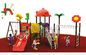 चीन कस्टम चिल्ड्रेन पार्क उपकरण खेल का मैदान बच्चों के लिए बड़ा प्लास्टिक स्लाइड स्विंग सेट आउटडोर