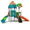 ओडीएम आउटडोर पानी का खेल का मैदान बच्चों के लिए प्लास्टिक का खेल का घर स्लाइड खेल