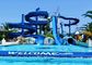 ओईएम फाइबरग्लास स्विमिंग पूल स्लाइड आउटडोर पानी मनोरंजन पार्क खेल सेट सवारी