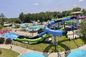 ओईएम आउटडोर मनोरंजन पार्क बच्चे खेल पानी की सवारी फाइबरग्लास स्लाइड बिक्री के लिए