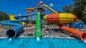 ओडीएम वाटर इक्विपमेंट पार्क कार्निवल राइड स्विमिंग पूल एक्सेसरीज बच्चों के लिए फाइबरग्लास स्लाइड