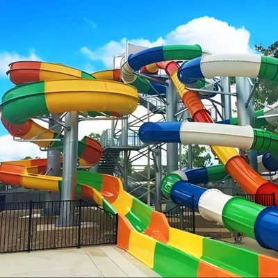 अच्छी कीमत OEM Outdoor Small Swimming Pool Fiberglass Water Slide for Water Park ऑनलाइन