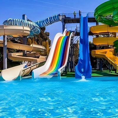 अच्छी कीमत पानी के पार्क के लिए ग्लास फाइबर वाटर स्लाइड में बच्चों की सवारी ऑनलाइन