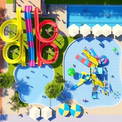 अच्छी कीमत Custom Fiberglass Water Slide for Resorts and Water Parks ऑनलाइन