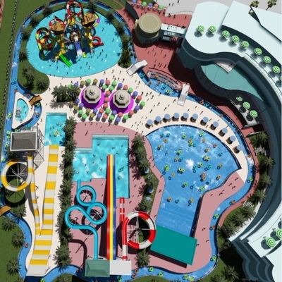अच्छी कीमत Outdoor Fiberglass Water Park Slide for Kids and Adults ऑनलाइन