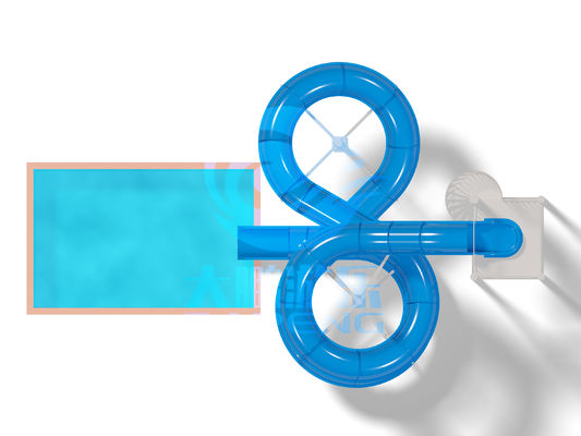 अच्छी कीमत 6m Height Commercial Water Slide with >150 Person Capacity and 30-60 Days Delivery ऑनलाइन