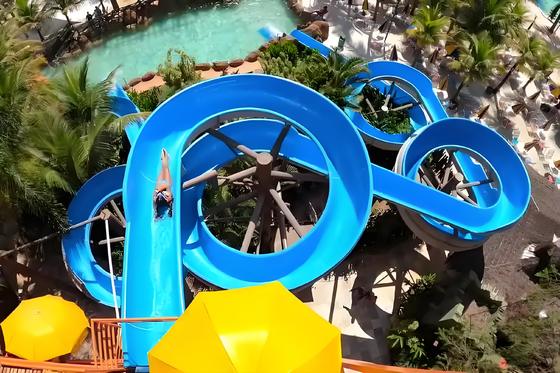 अच्छी कीमत Summer Hot Selling Large-Scale Water Park Slide Fiberglass Spiral with Design Service Water Play Equlpment One-year Warranty ऑनलाइन