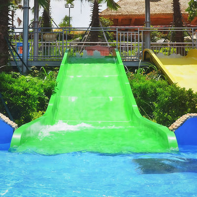 अच्छी कीमत Customized Colorful Water Slide Fiberglass Swimming Pools Suitable Family Small Amusement Park Gardens Inground Pools 2D Design ऑनलाइन